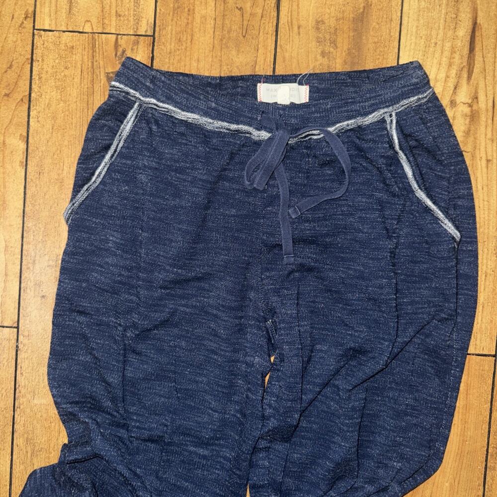 Max Studio Weekend Sweatpants Heather Blue Small 28x28 - Picture 2 of 3